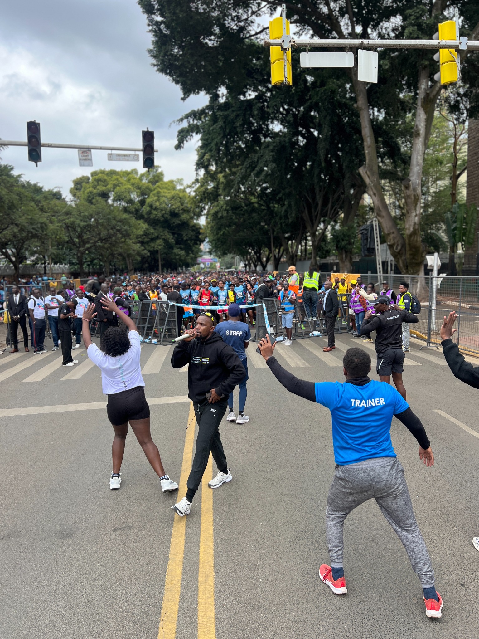Nairobi City Marathon - Start-line activation